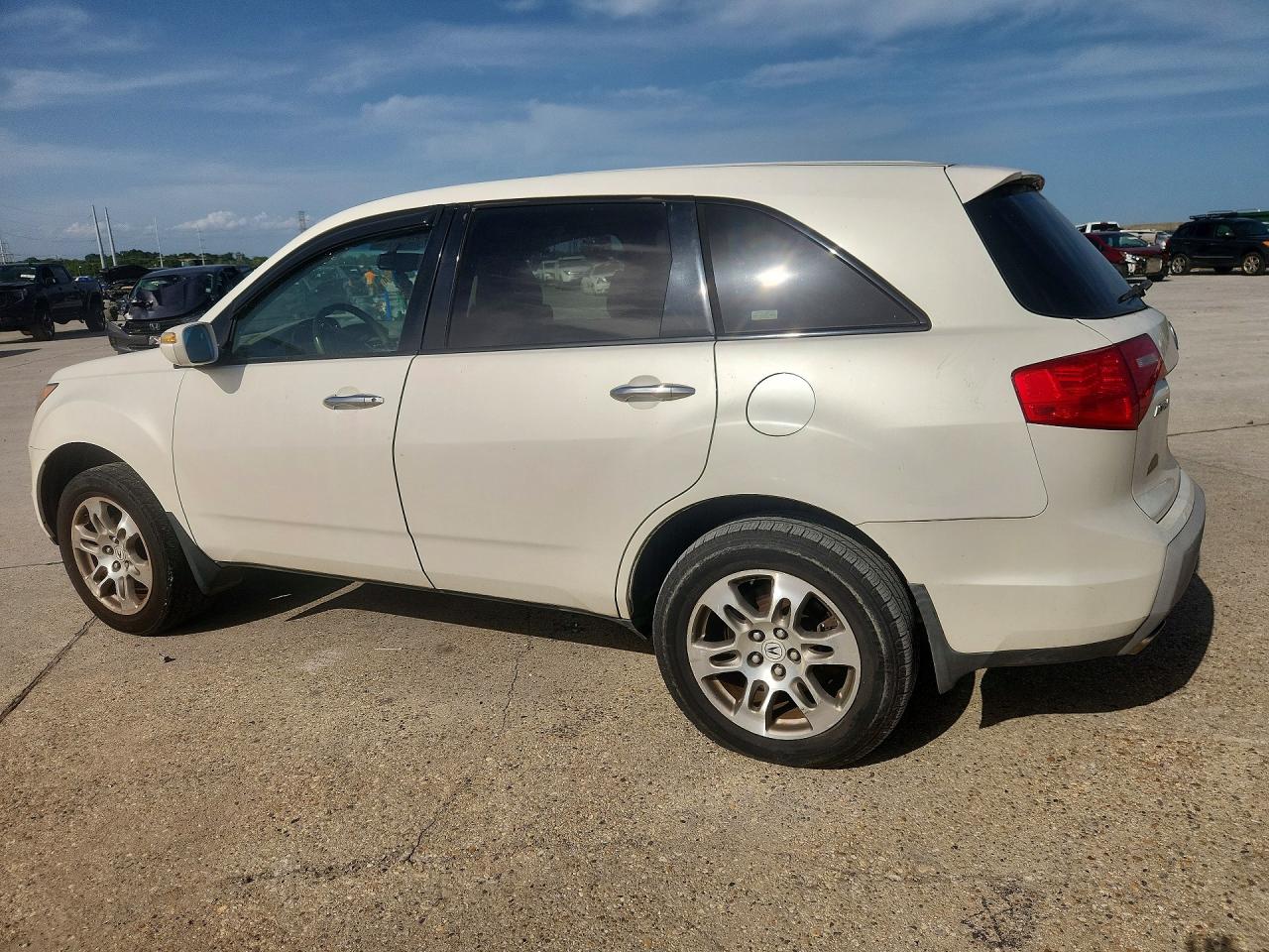 2008 Acura Mdx White vin: 2HNYD28298H542353