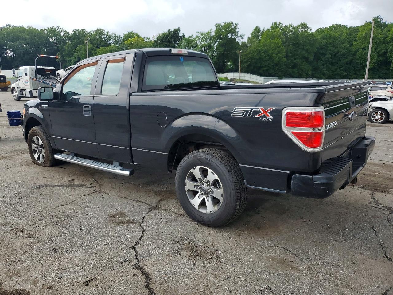2014 Ford F150 Super Cab Черный vin: 1FTEX1EM5EFC39101
