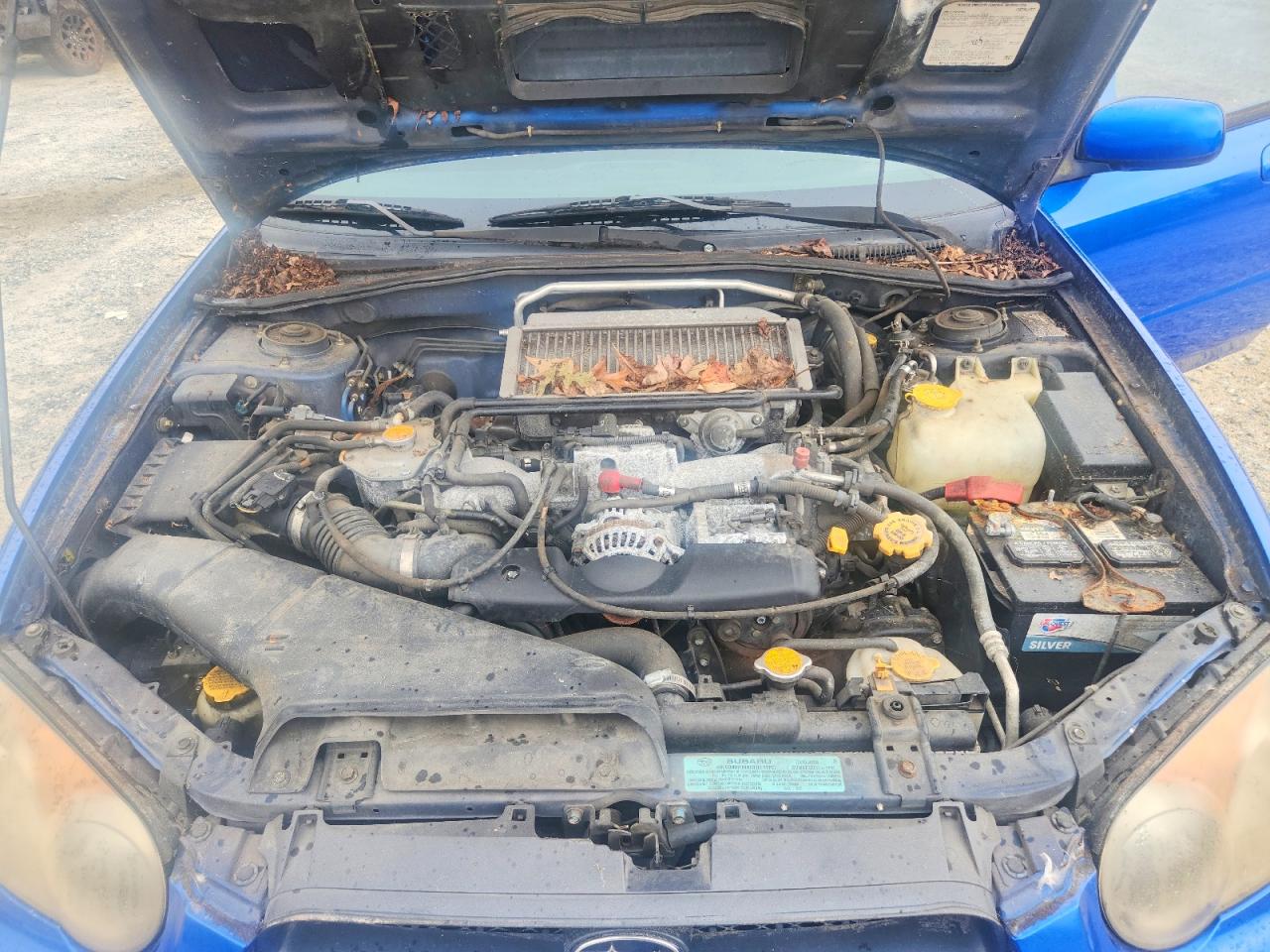 2004 Subaru Impreza Wrx Blue vin: JF1GD29604H517656