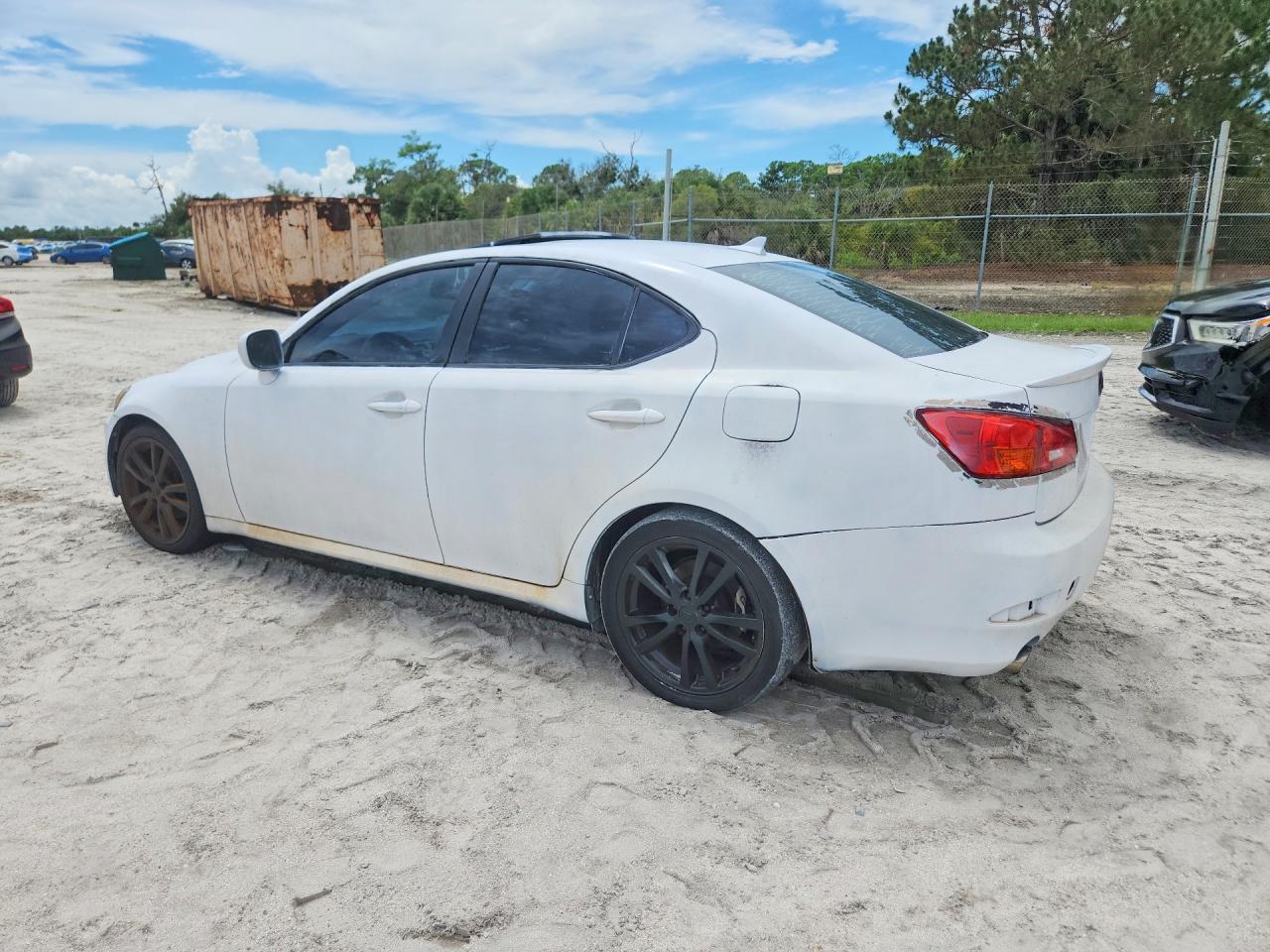 2007 Lexus Is 250 Base Белый vin: JTHBK262372053070