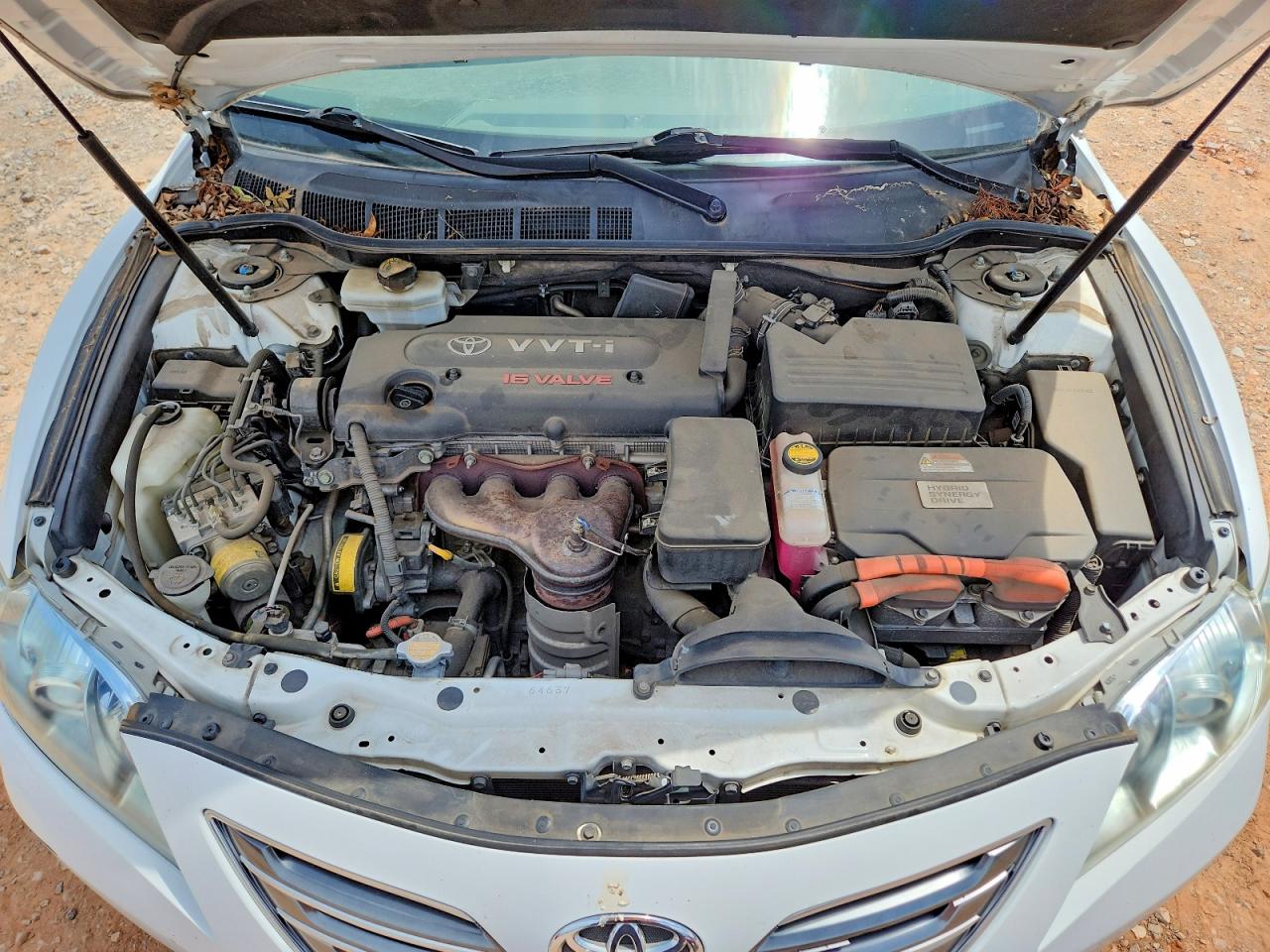 2009 Toyota Camry Hybrid Белый vin: 4T1BB46K09U102709