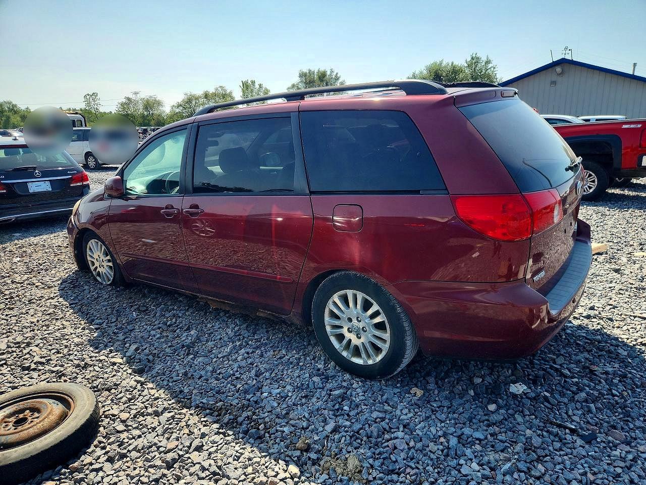 2008 Toyota Sienna Xle Темно-бордовый vin: 5TDZK22C48S169273