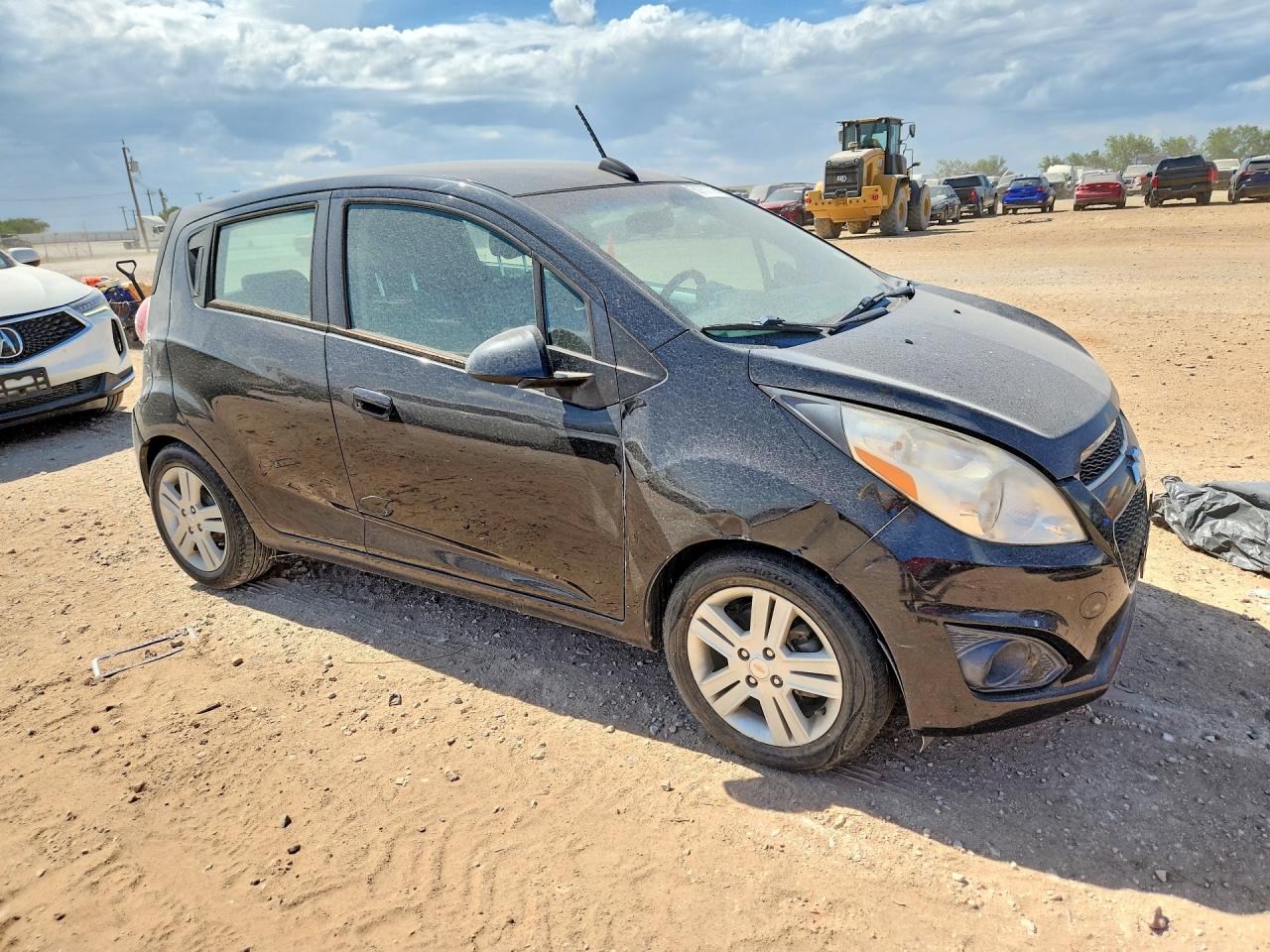 2015 Chevrolet Spark Ls Black vin: KL8CB6S99FC730785