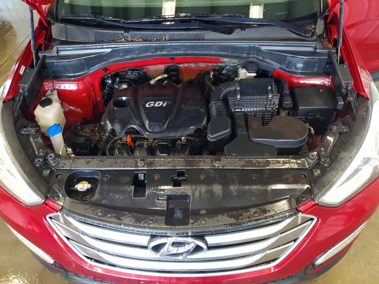 2015 Hyundai Santa Fe Sport 2.4l Red vin: 5XYZUDLB2FG252092