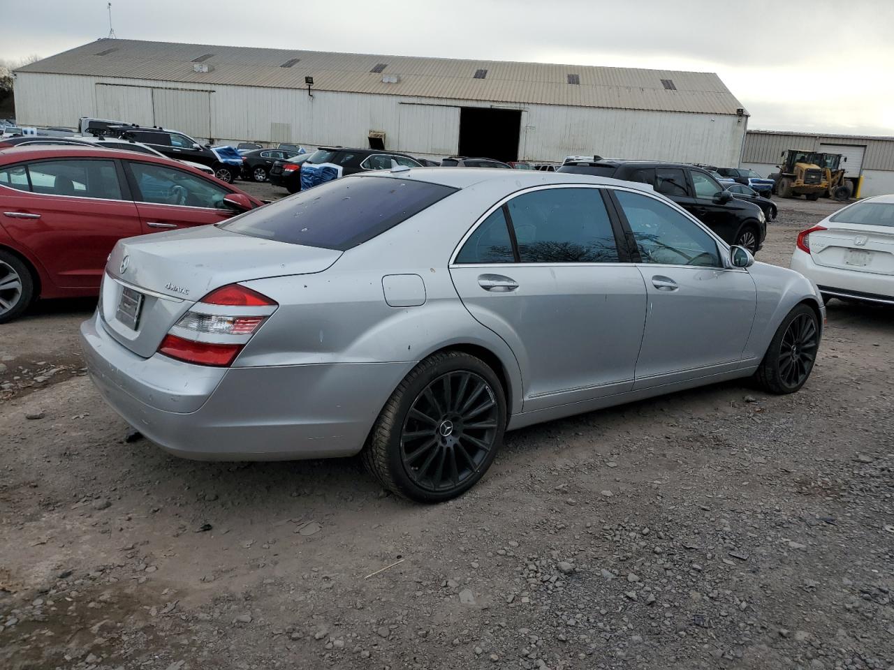 2009 Mercedes-benz S 550 4matic Silver vin: WDDNG86X29A244055