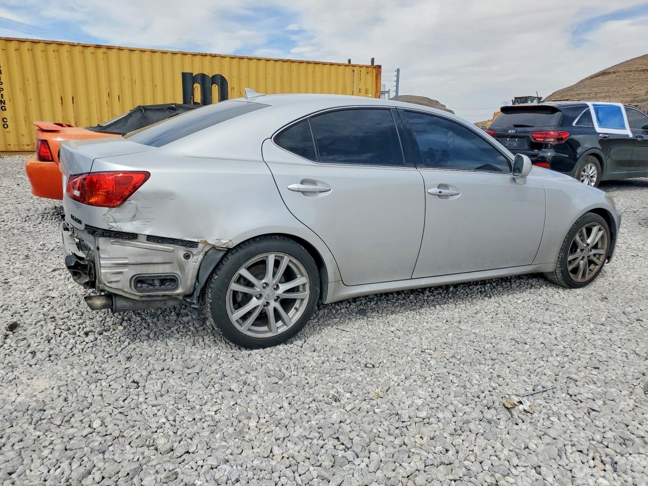 2007 Lexus Is 250 Base Silver vin: JTHBK262075043546