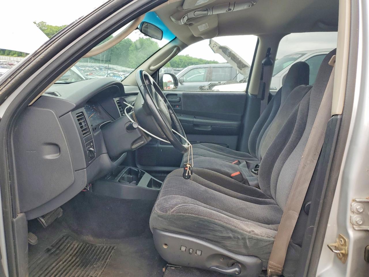 2001 Dodge Dakota Quad Silver vin: 1B7GG2AZ91S135132