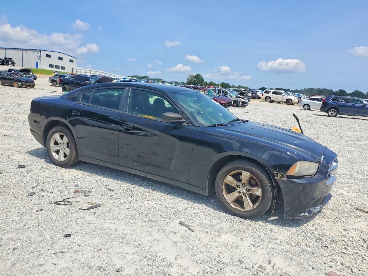 2014 Dodge Charger Se Black vin: 2C3CDXBG3EH288303
