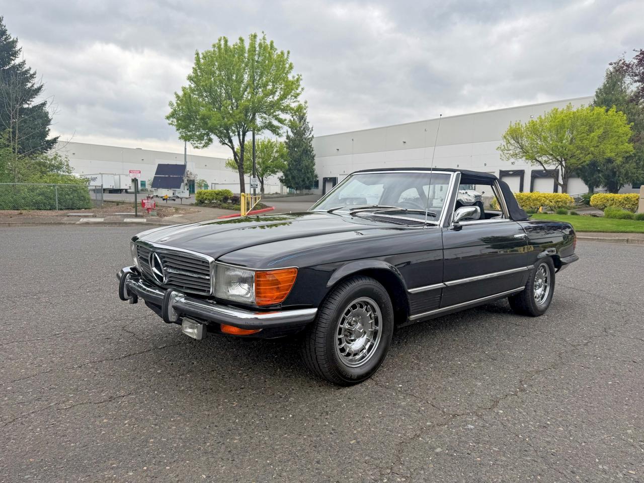1973 Mercedes-benz 450 Sl Convertible Black vin: 10704412008355