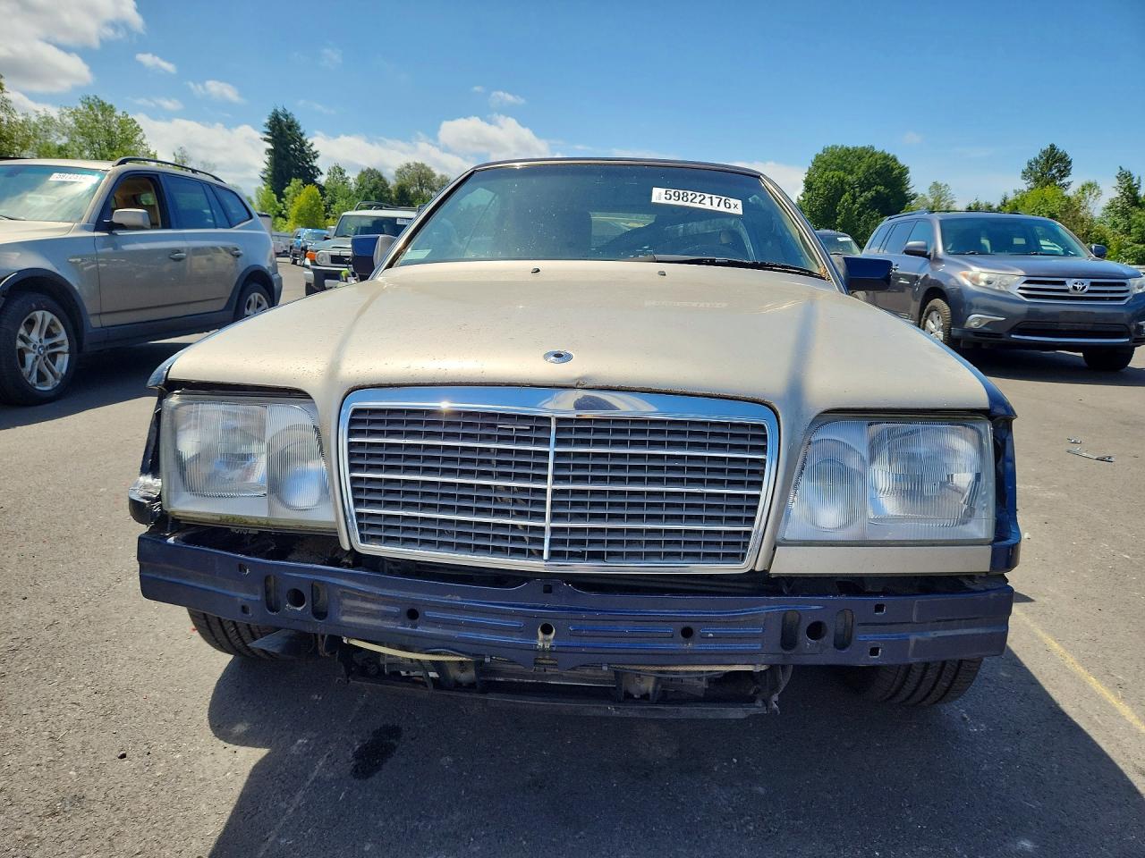 1995 Mercedes-benz E 320 Blue vin: WDBEA66EXSC279188