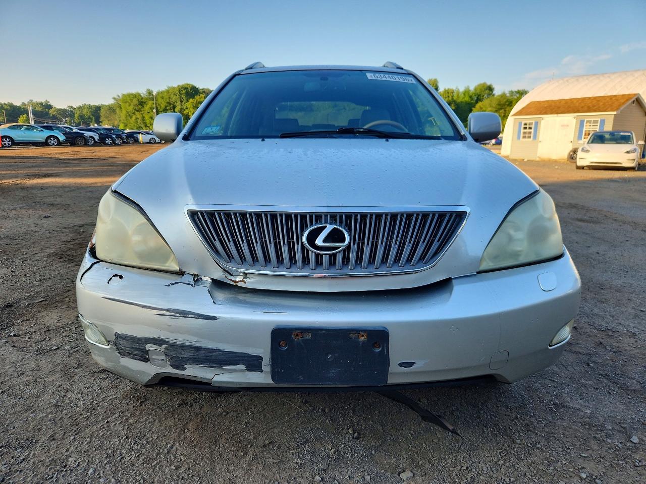 2007 Lexus Rx 350 Silver vin: 2T2HK31U97C031176