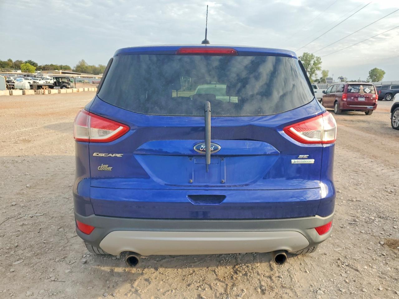 2013 Ford Escape Se Blue vin: 1FMCU0GX9DUC85280