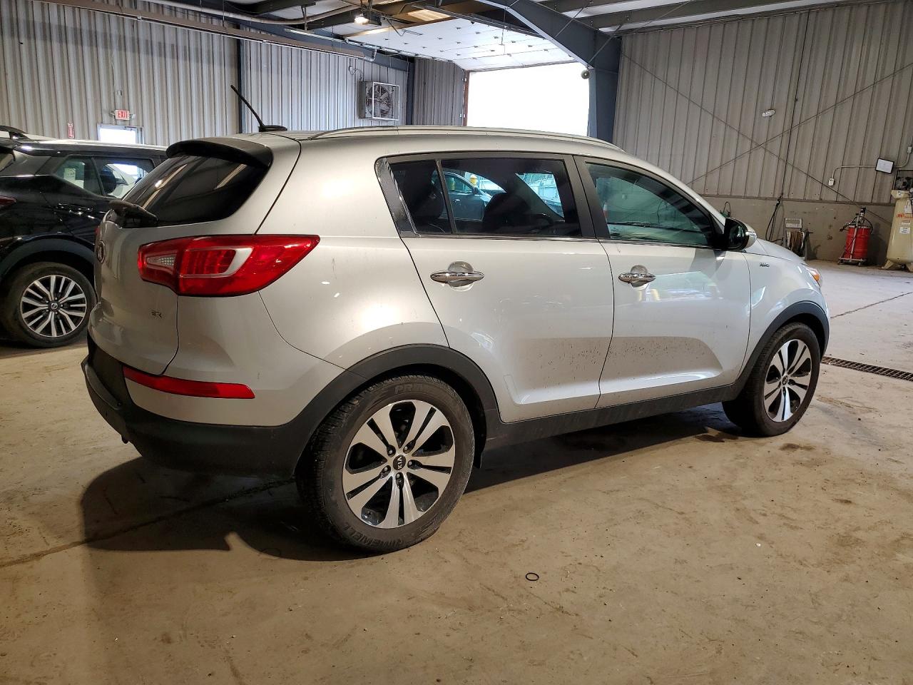 2013 Kia Sportage Ex Silver vin: KNDPCCA23D7404589