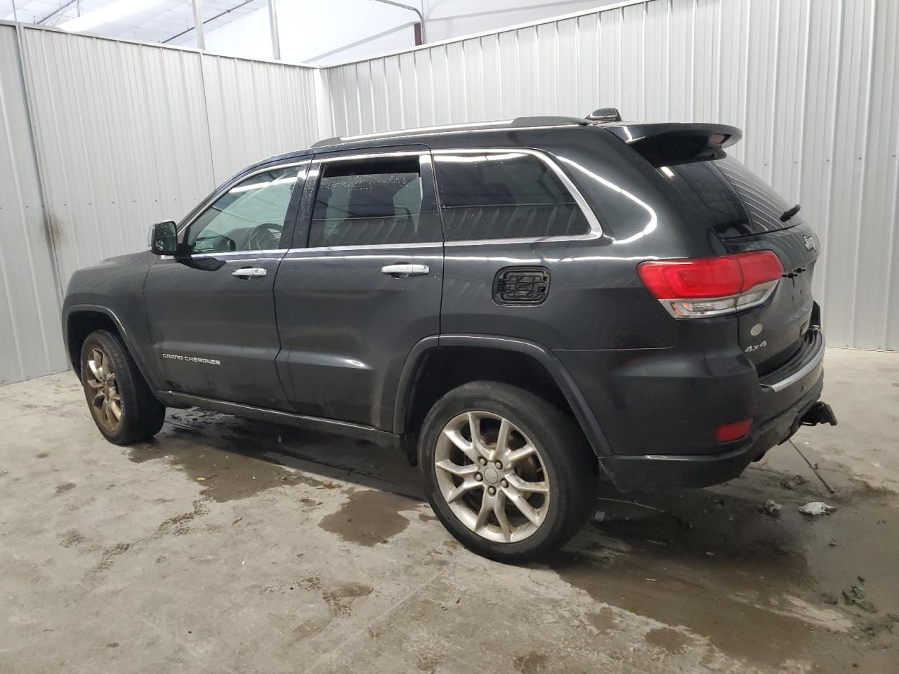 2014 Jeep Grand Cherokee Overland Black vin: 1C4RJFCG5EC183272