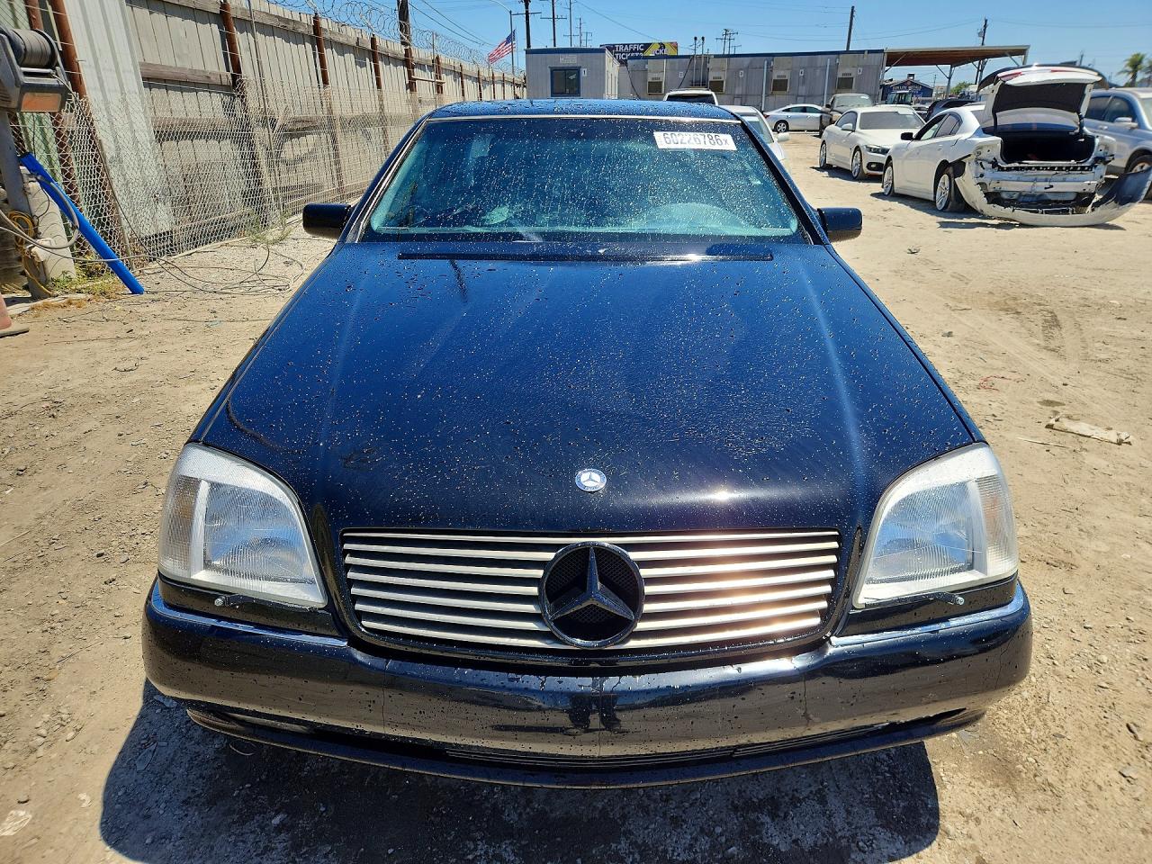 1997 Mercedes-benz S 600 Black vin: WDBGA76G9VA354673