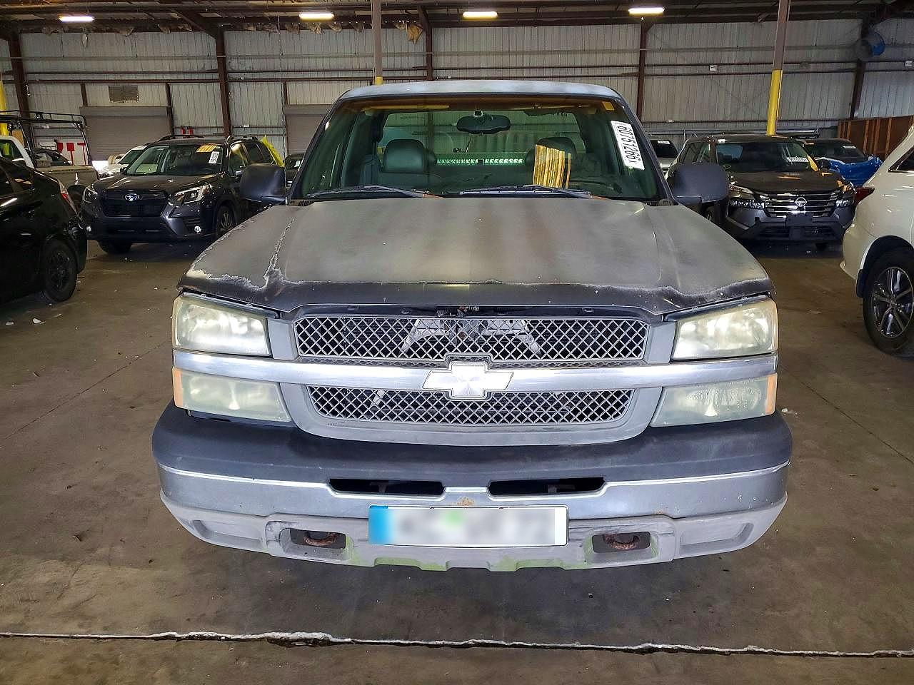 2003 Chevrolet Silverado C1500 Gray vin: 2GCEC19X831254177