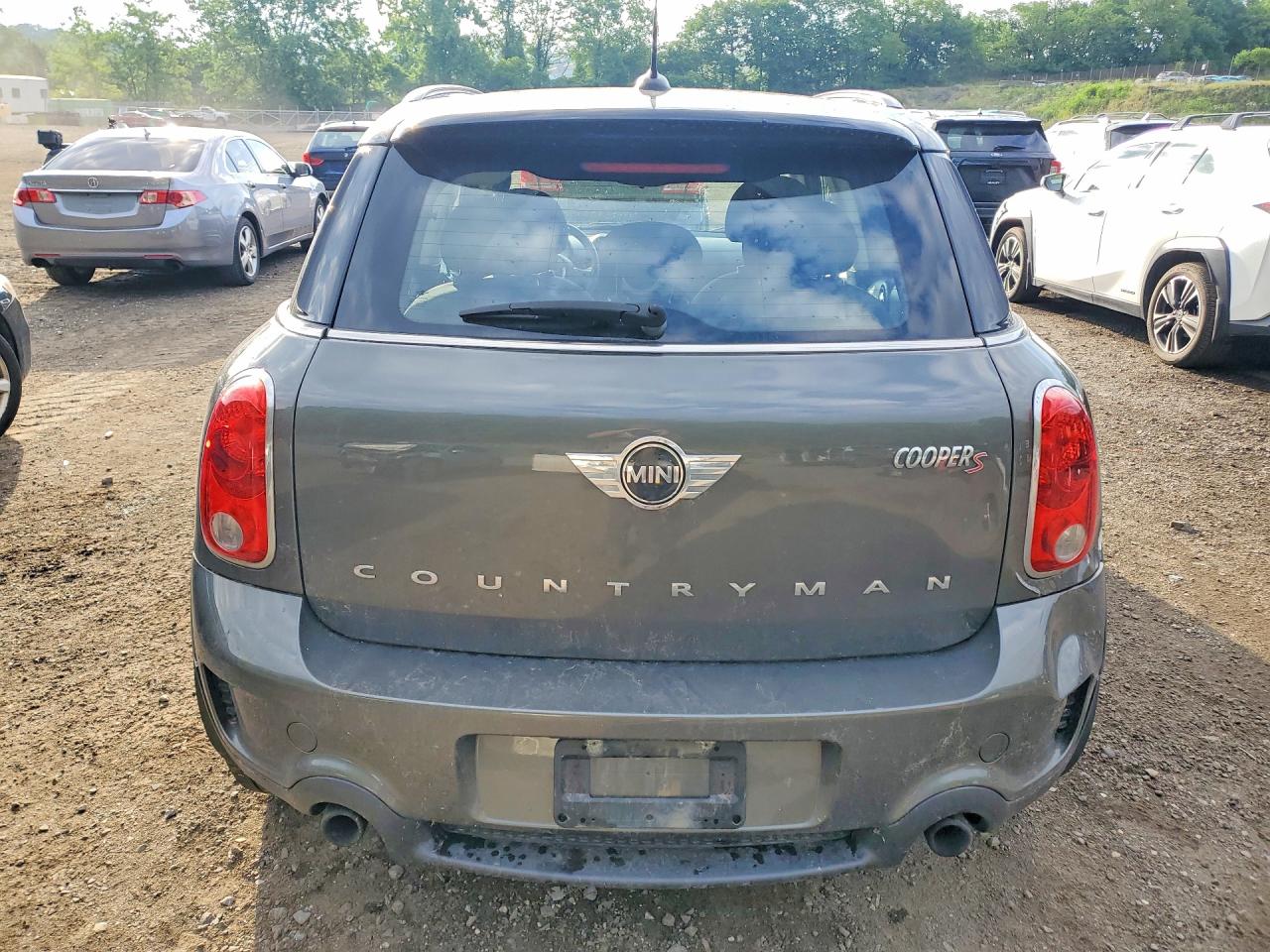 2014 Mini Cooper S Countryman Серый vin: WMWZC5C56EWP37370