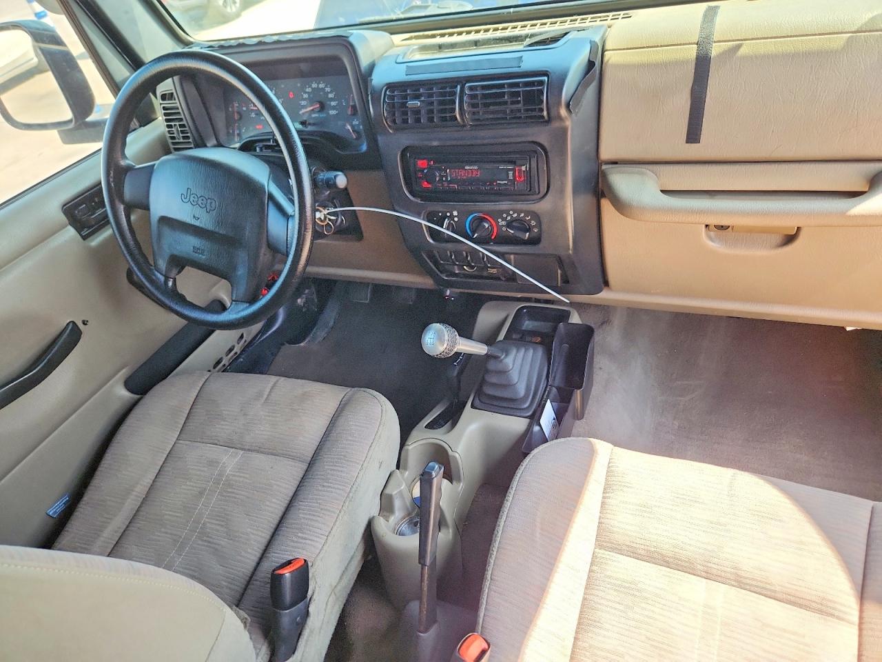 2004 Jeep Wrangler X Blue vin: 1J4FA39S44P715979