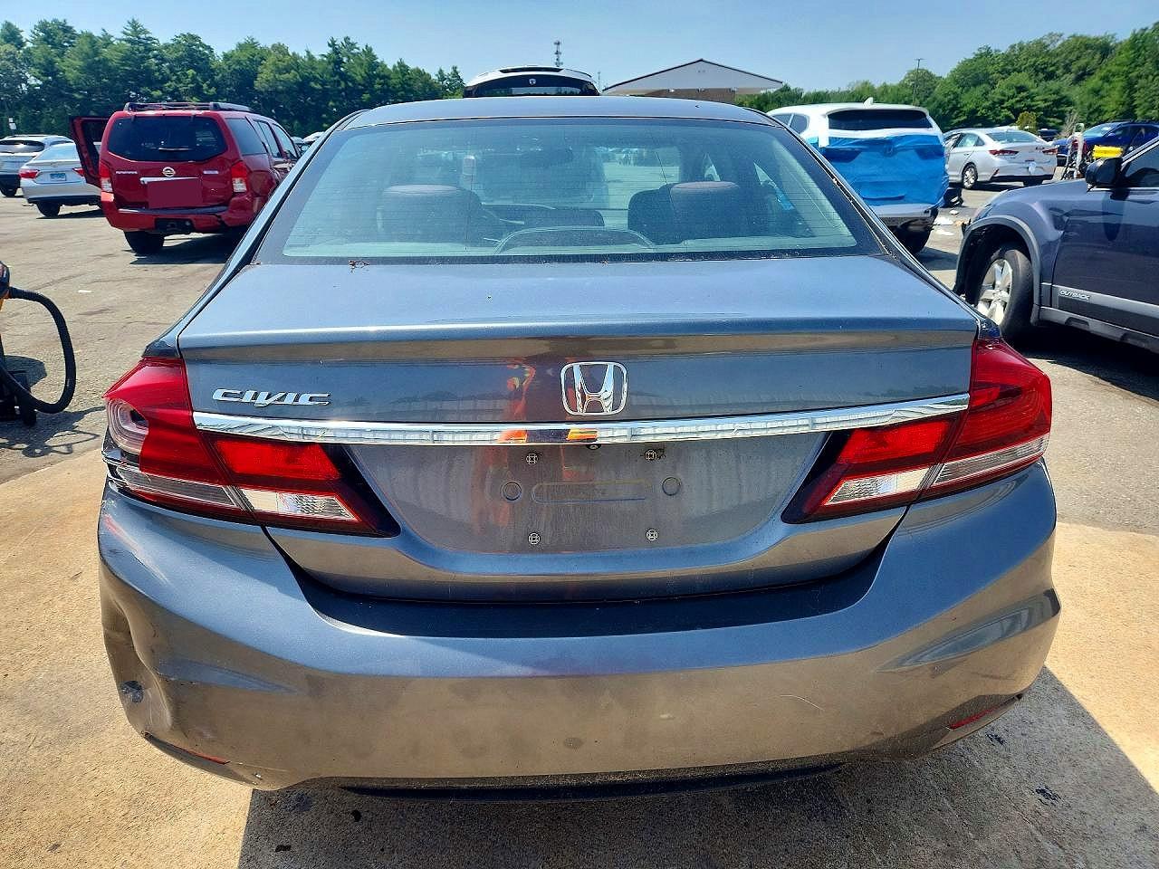 2013 Honda Civic Ex Gray vin: 19XFB2F89DE202300