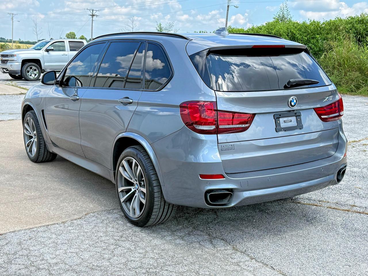 2015 Bmw X5 Xdrive50i Gray vin: 5UXKR6C55F0J73870