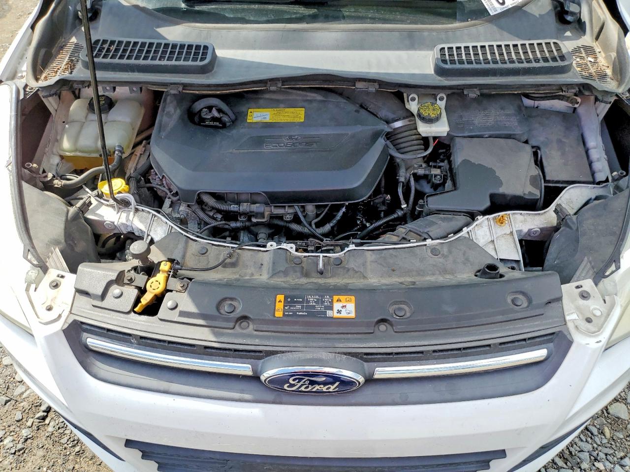 2013 Ford Escape Se White vin: 1FMCU9GX8DUD94639