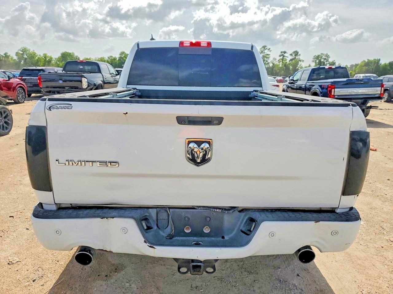 2014 Ram 1500 Longhorn White vin: 1C6RR7WT3ES187809