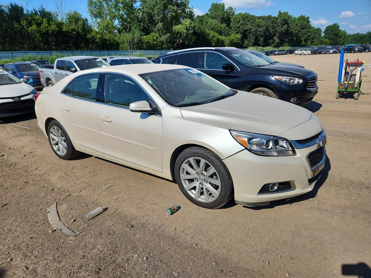 2014 Chevrolet Malibu 2lt White vin: 1G11E5SLXEF142833