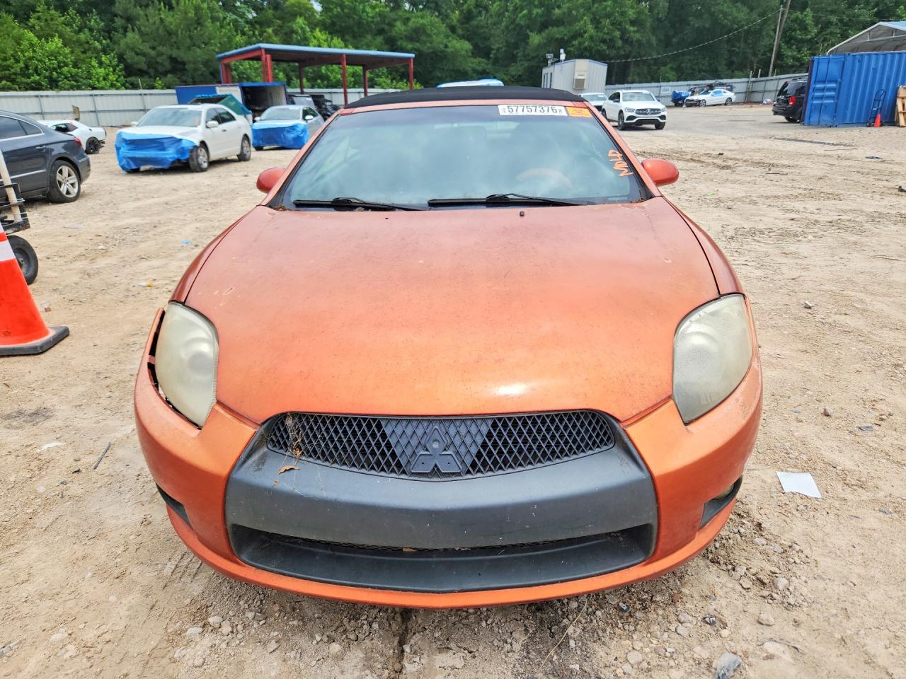 2012 Mitsubishi Eclipse Spyder Gs Orange vin: 4A37L5EFXCE005842
