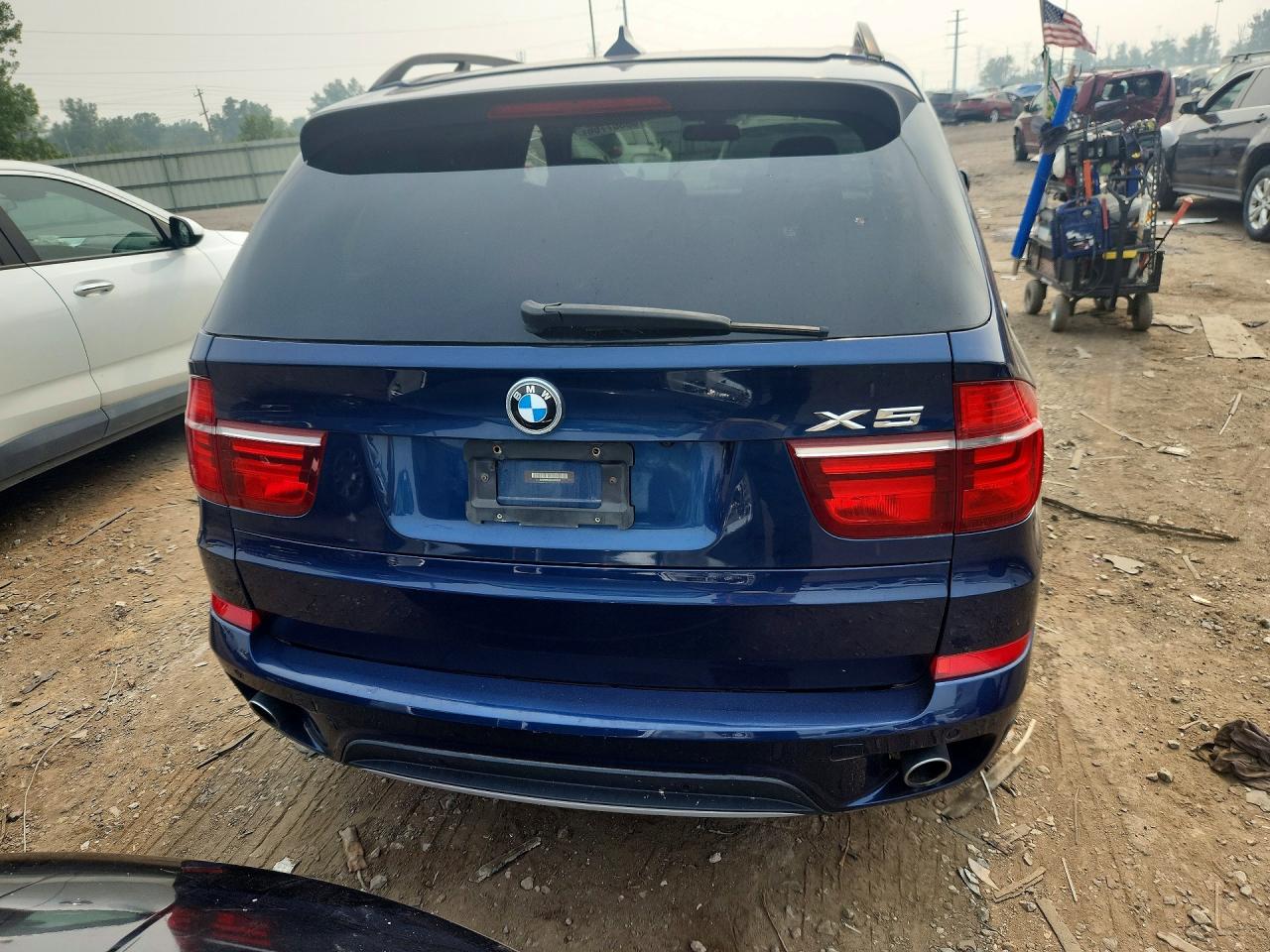 2012 Bmw X5 Xdrive35d Blue vin: 5UXZW0C53CL667630