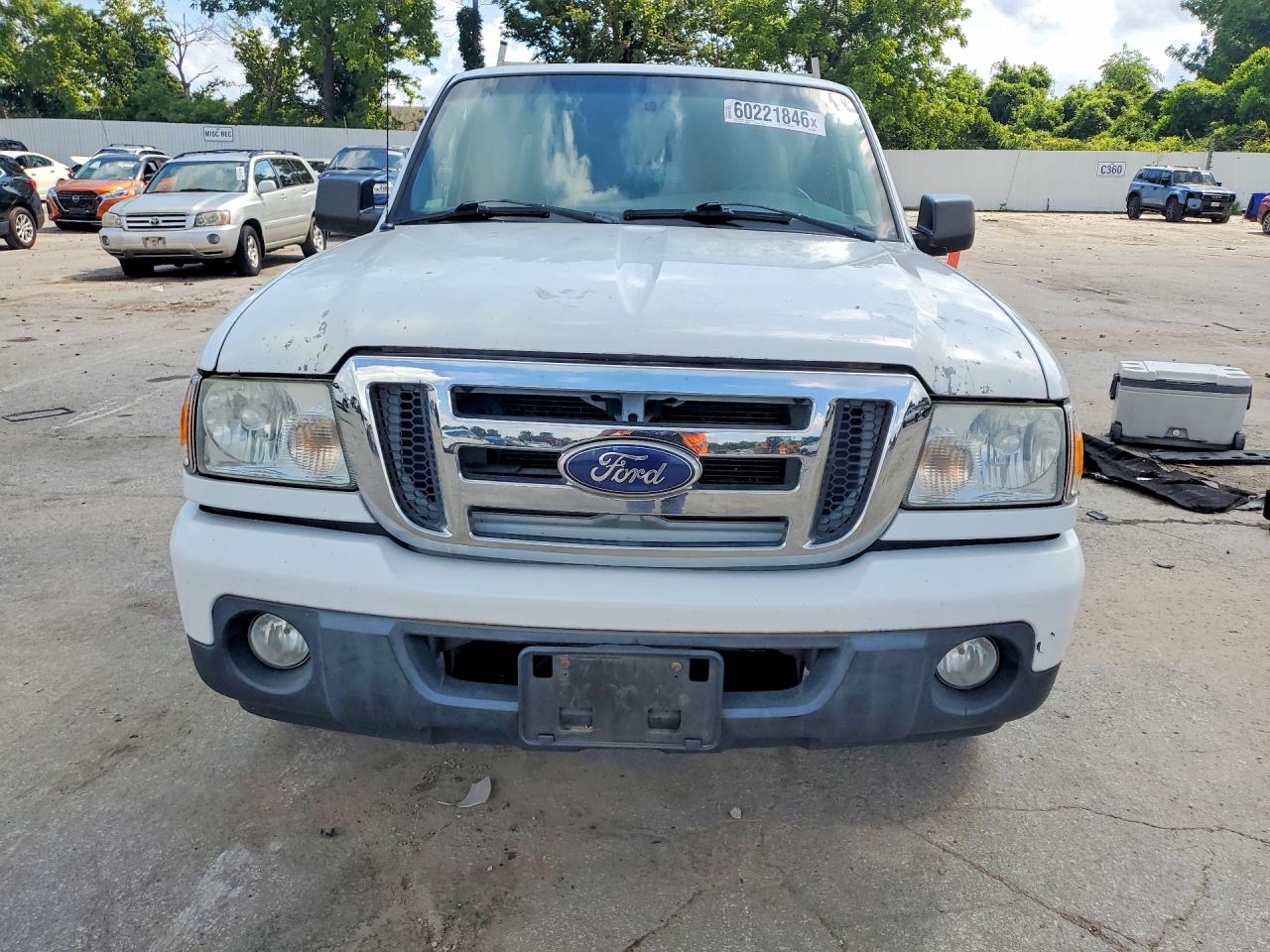 2010 Ford Ranger Super Cab Белый vin: 1FTKR4EE4APA46692
