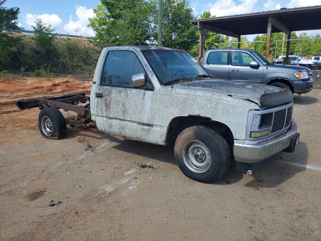 1990 Gmc Sierra C1500 White vin: 2GTEC14K5L1506009