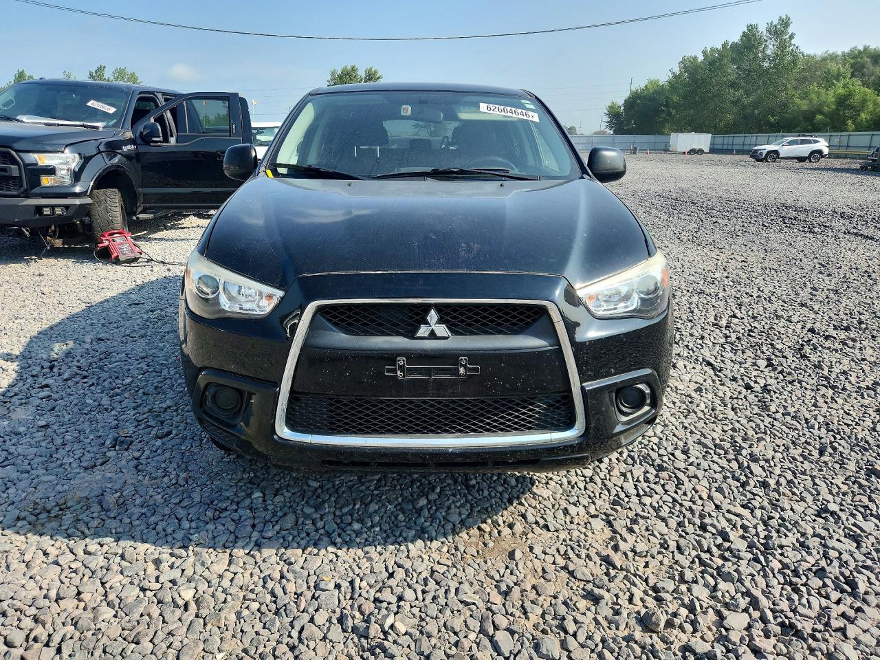2011 Mitsubishi Outlander Sport Es Черный vin: JA4AP3AU9BZ016676