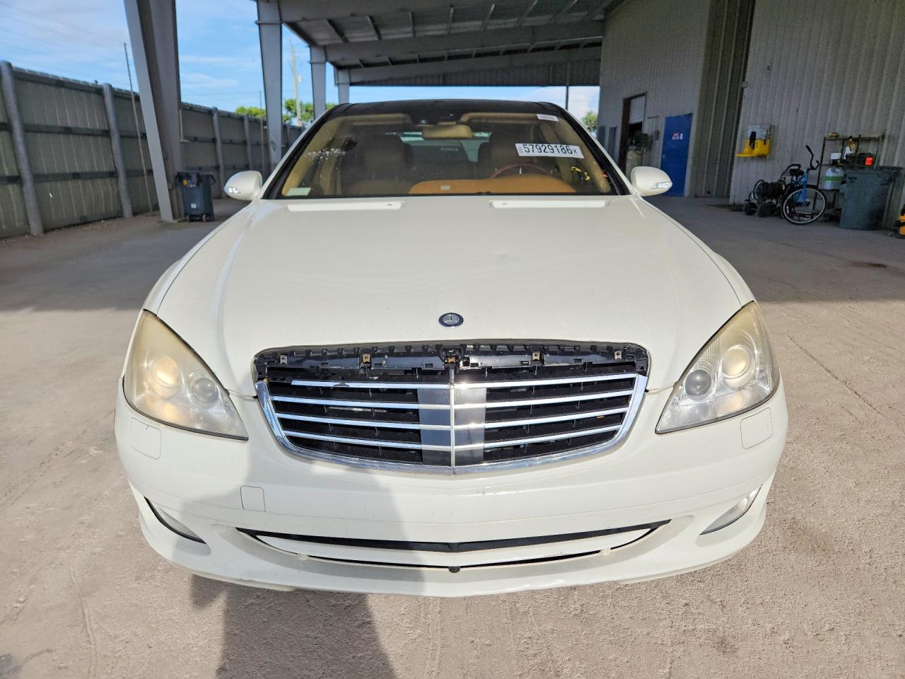 2007 Mercedes-benz S 600 White vin: WDDNG76X97A119058
