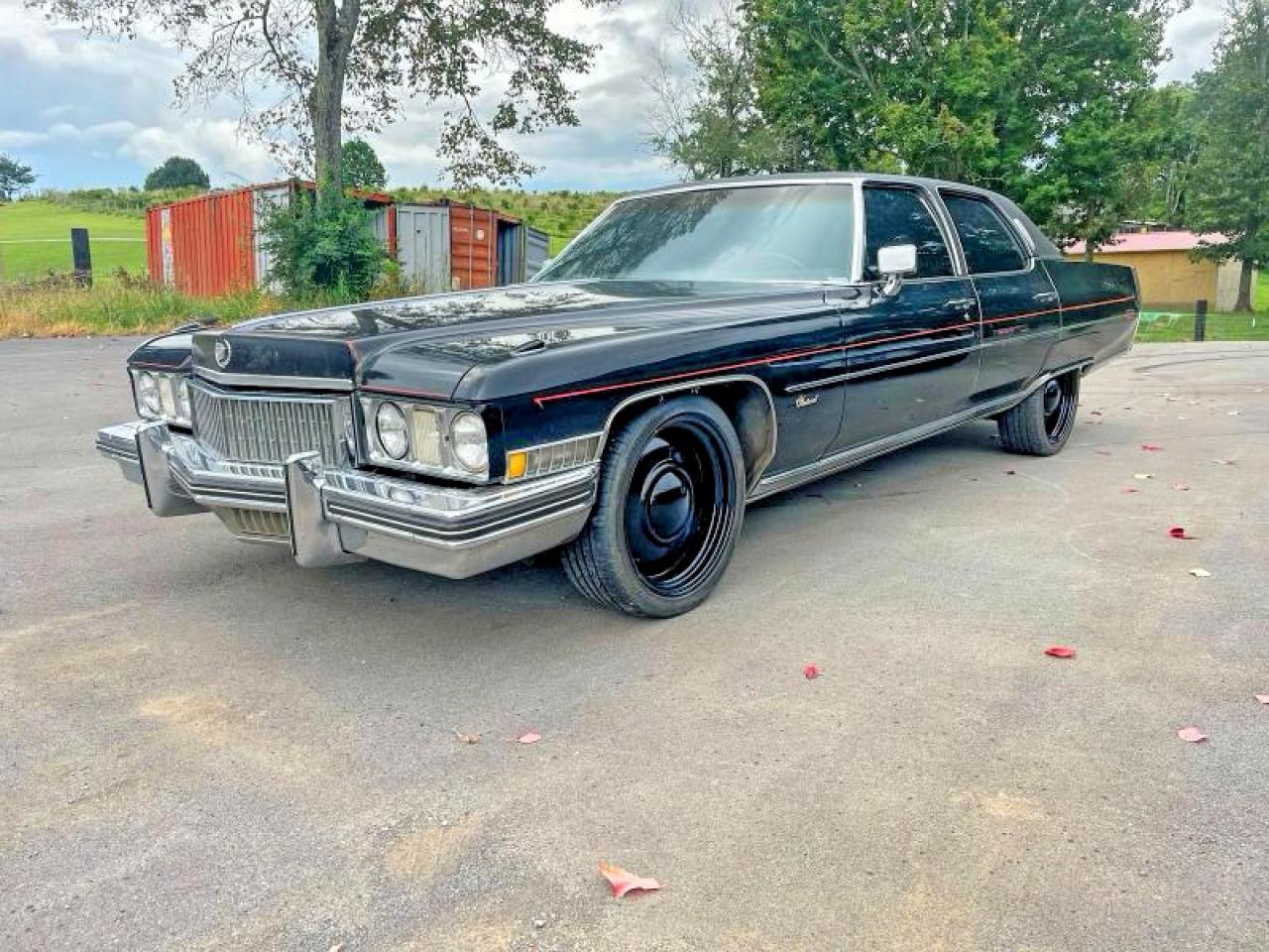 1972 Cadillac El Dorado Black vin: 6B69R30128600