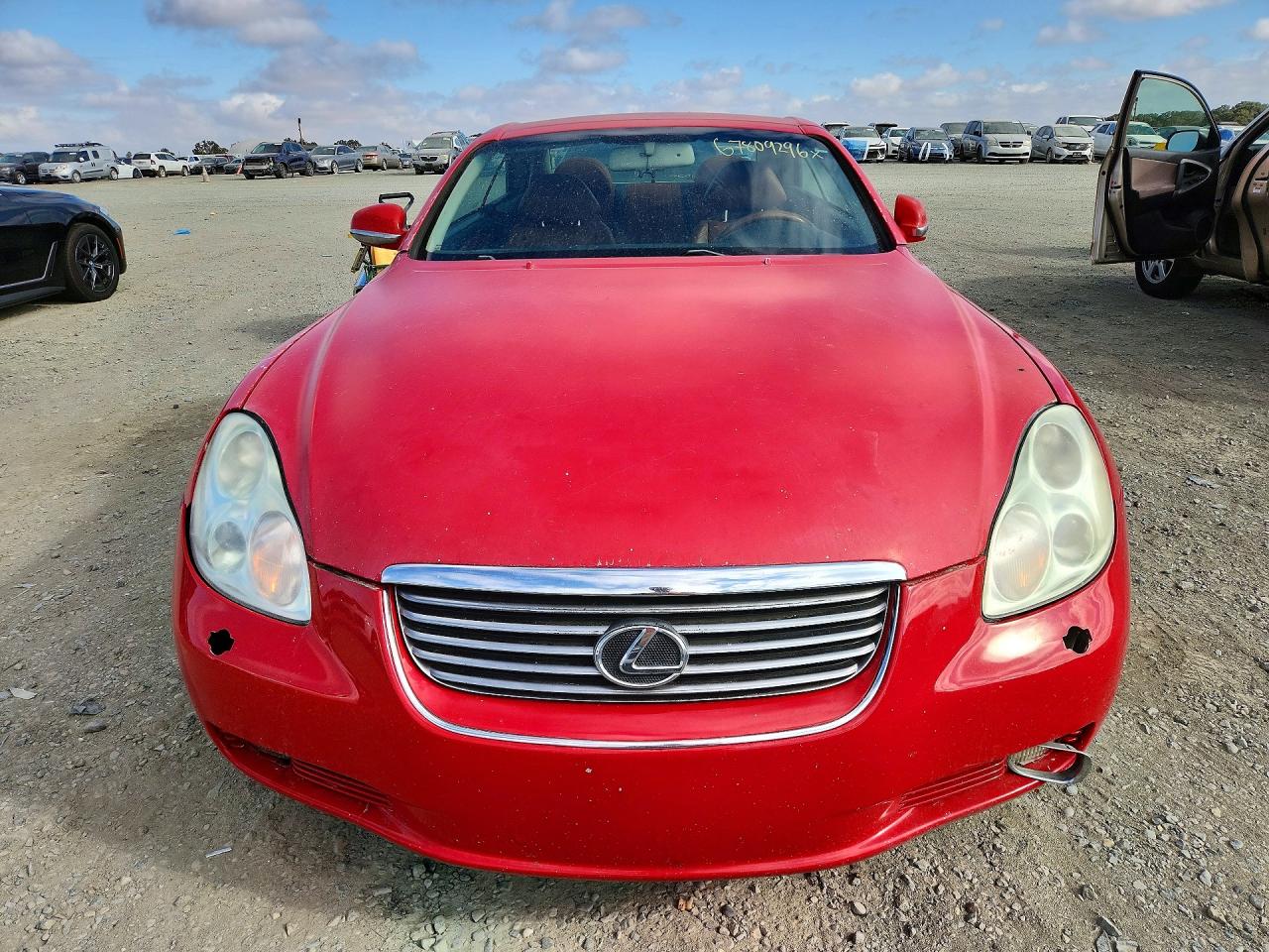 2002 Lexus Sc 430 Red vin: JTHFN48YX20010629