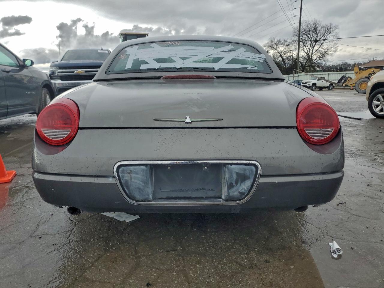 2003 Ford Thunderbird Gray vin: 1FAHP60A03Y101836