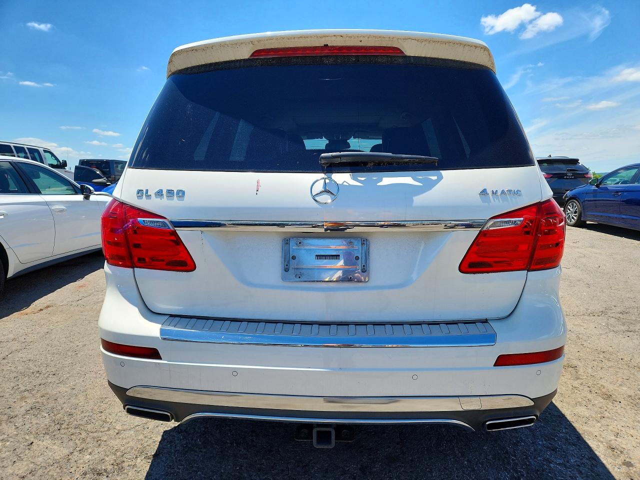 2013 Mercedes-benz Gl 450 4matic White vin: 4JGDF7CE2DA258676