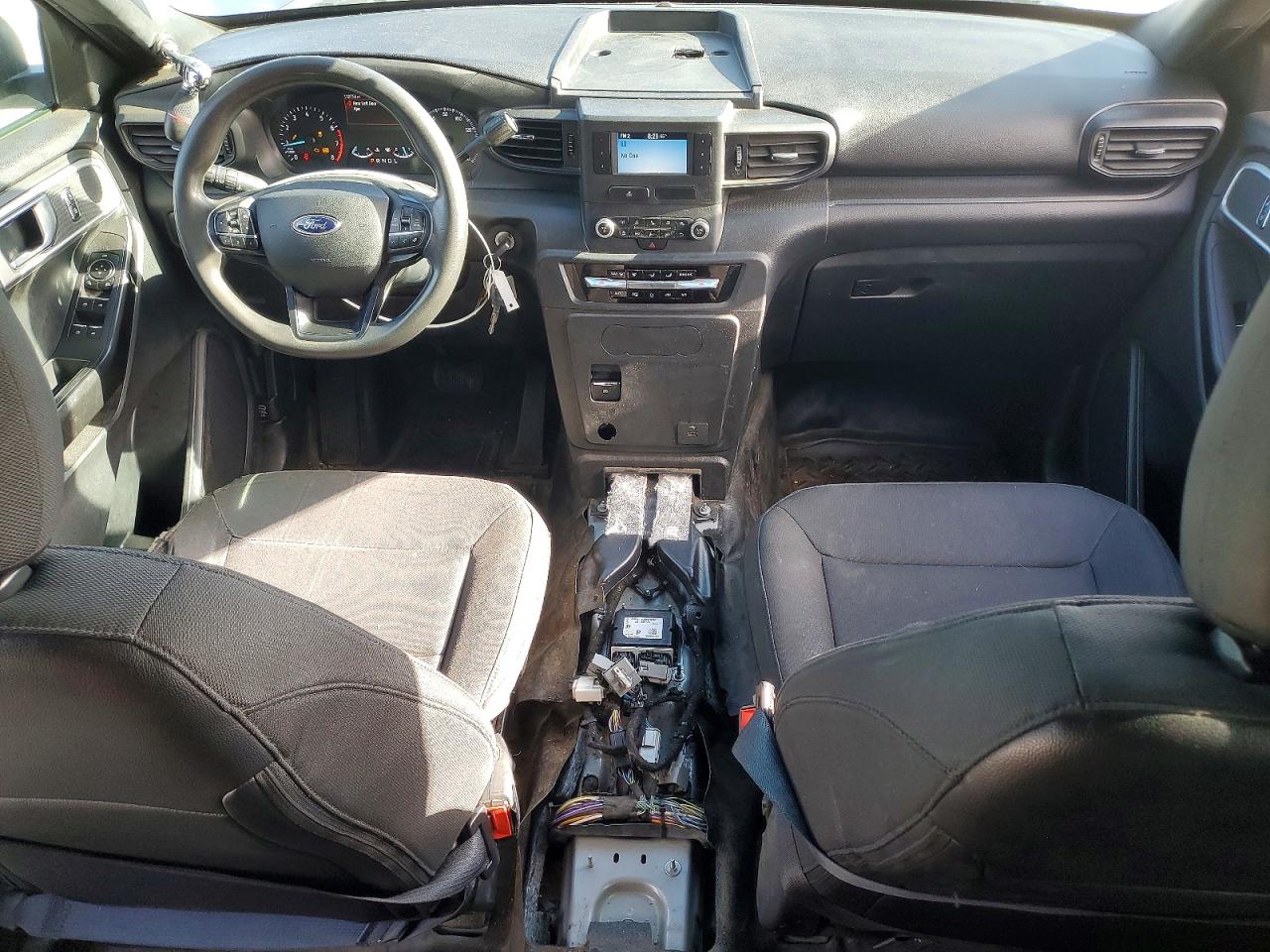 2021 Ford Explorer Police Interceptor Silver vin: 1FM5K8AB4MGA65652
