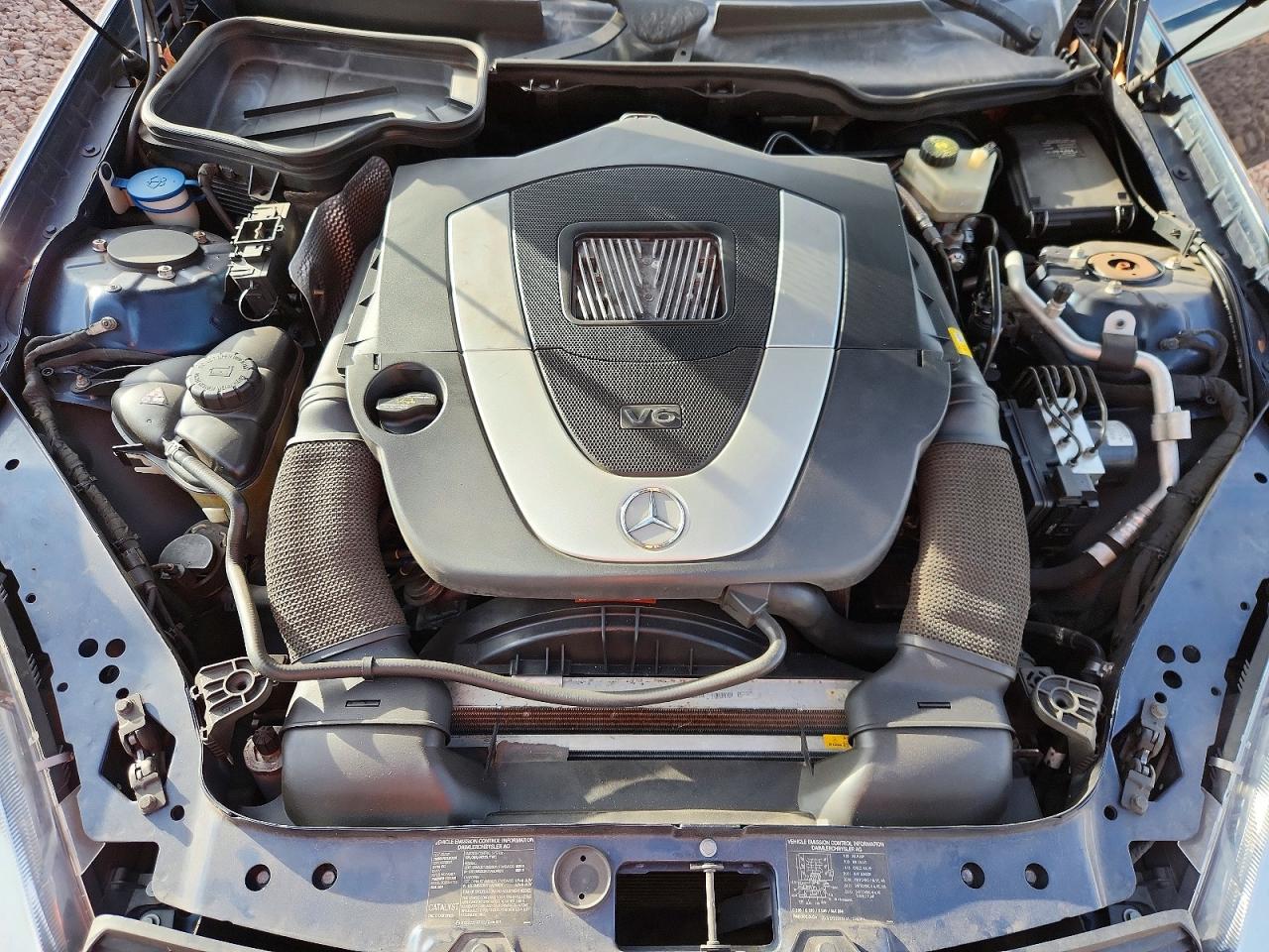 2007 Mercedes-benz Slk 280 Blue vin: WDBWK54F77F149673