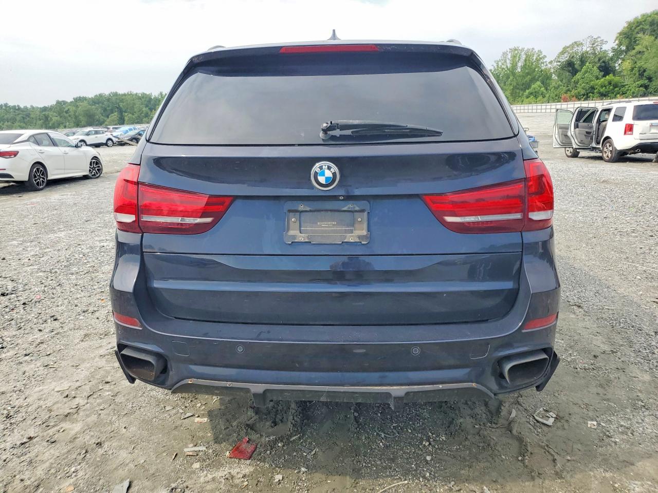 2015 Bmw X5 Xdrive50i Blue vin: 5UXKR6C53F0J79134