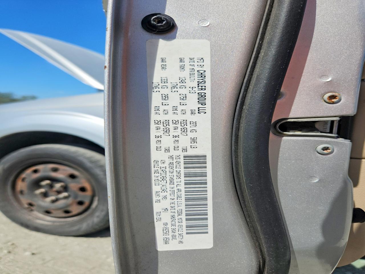 2014 Dodge Journey Se Серебряный vin: 3C4PDCAB4ET141345