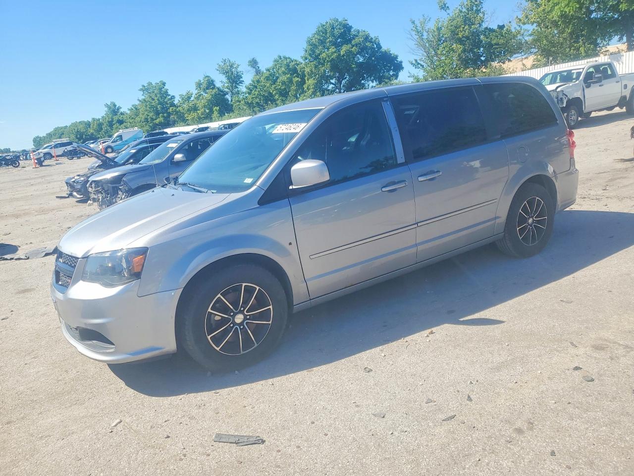 2015 Dodge Grand Caravan Se Gray vin: 2C4RDGBG0FR669608
