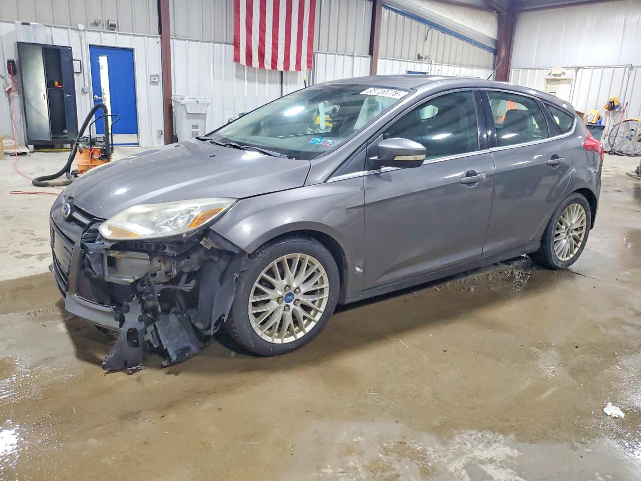 2012 Ford Focus Sel Gray vin: 1FAHP3M29CL446944