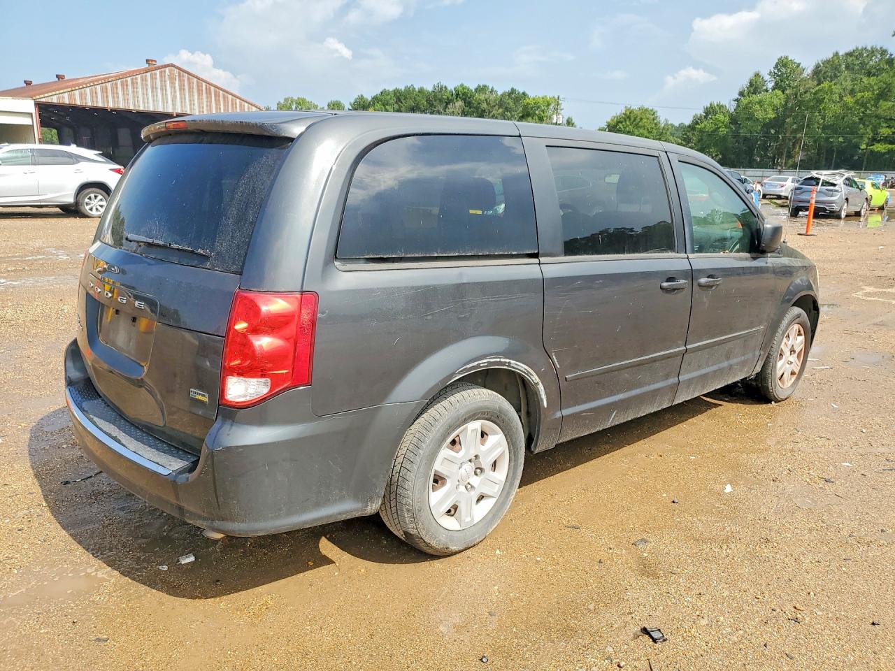 2012 Dodge Grand Caravan Se Серый vin: 2C4RDGBG5CR336140