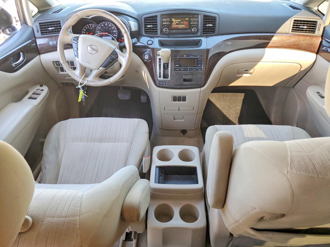 2013 Nissan Quest 3.5 S Beige vin: JN8AE2KP1D9063318