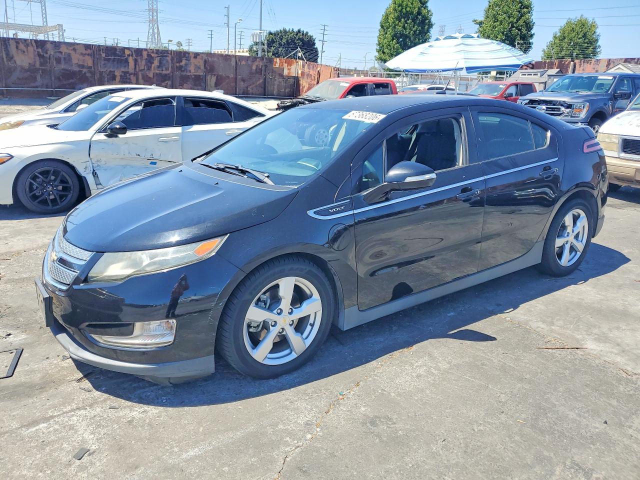 2012 Chevrolet Volt Black vin: 1G1RC6E49CU101492