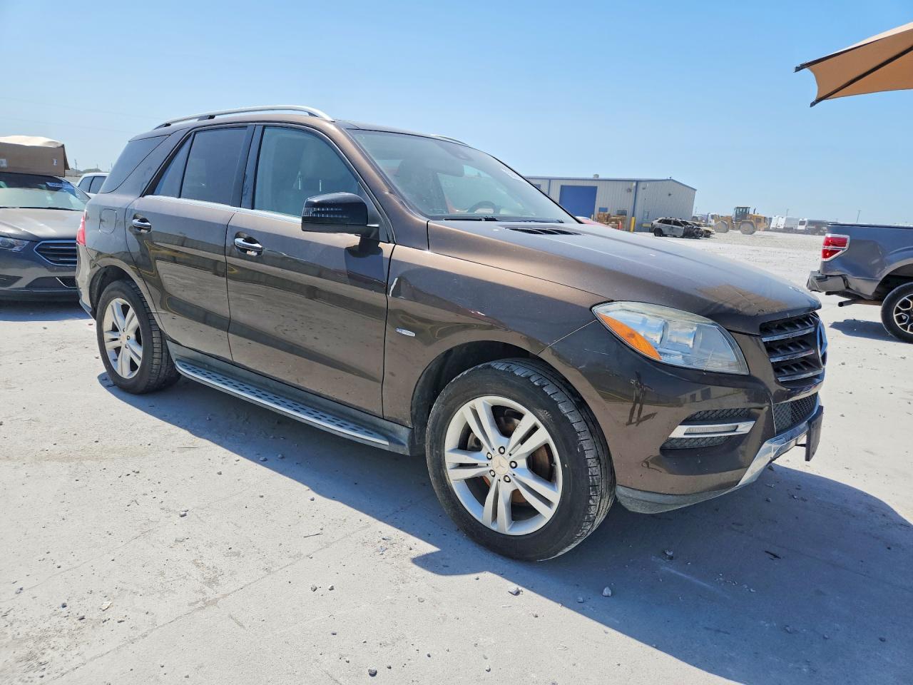 2012 Mercedes-benz Ml 350 Bluetec Brown vin: 4JGDA2EB3CA018300