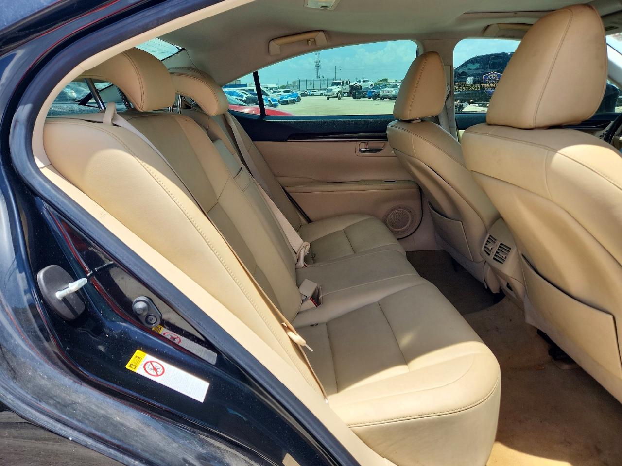 2013 Lexus Es 350 Black vin: JTHBK1GG3D2032316