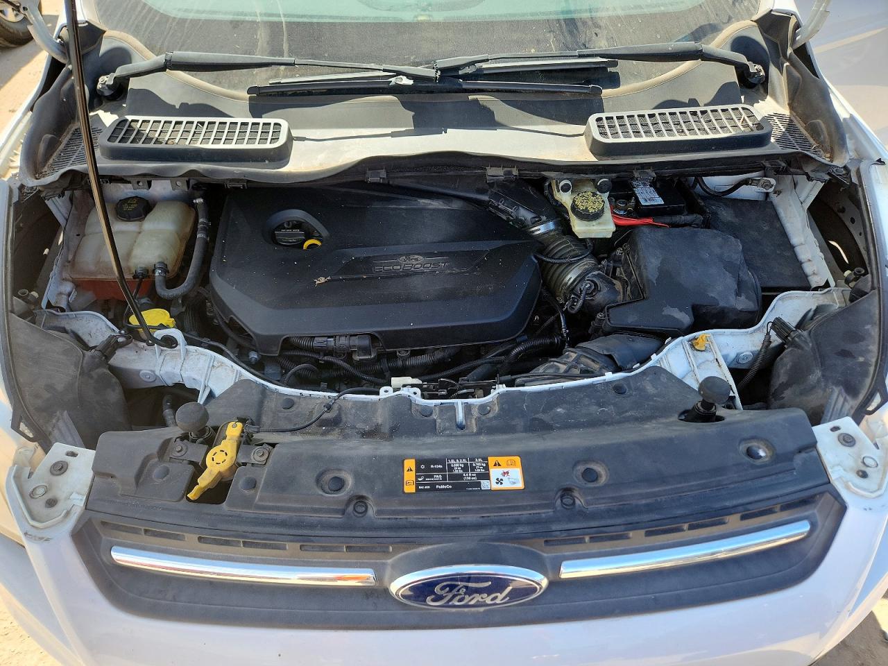 2014 Ford Escape Se White vin: 1FMCU0GX1EUA47439