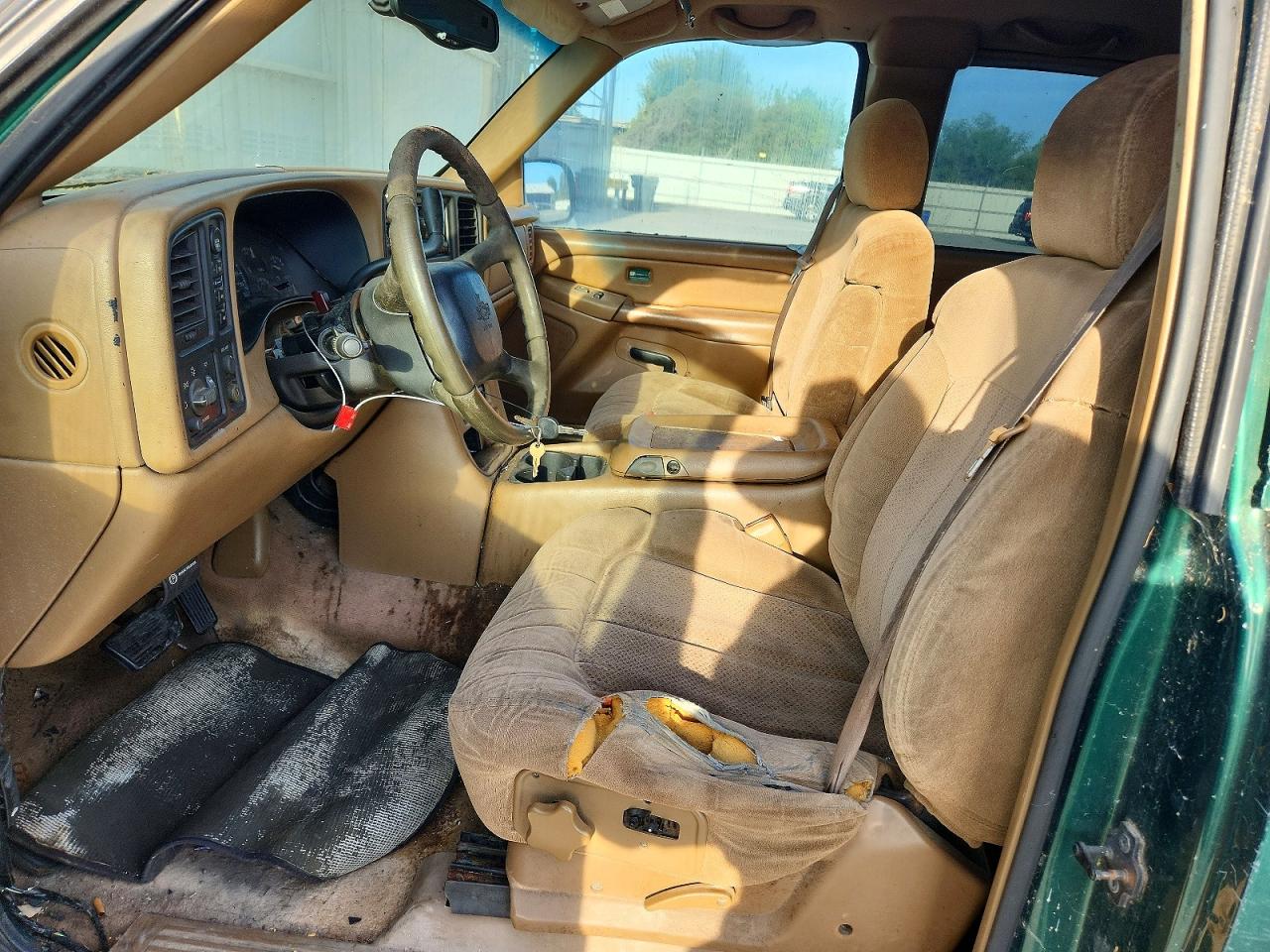 2000 Chevrolet Silverado K1500 Green vin: 1GCEK19T9YE135169